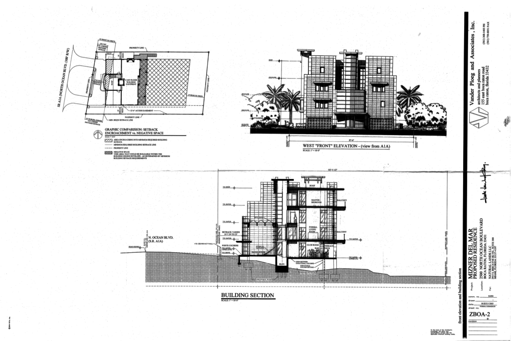 Proposed Residence - 2500 Ocean Blvd