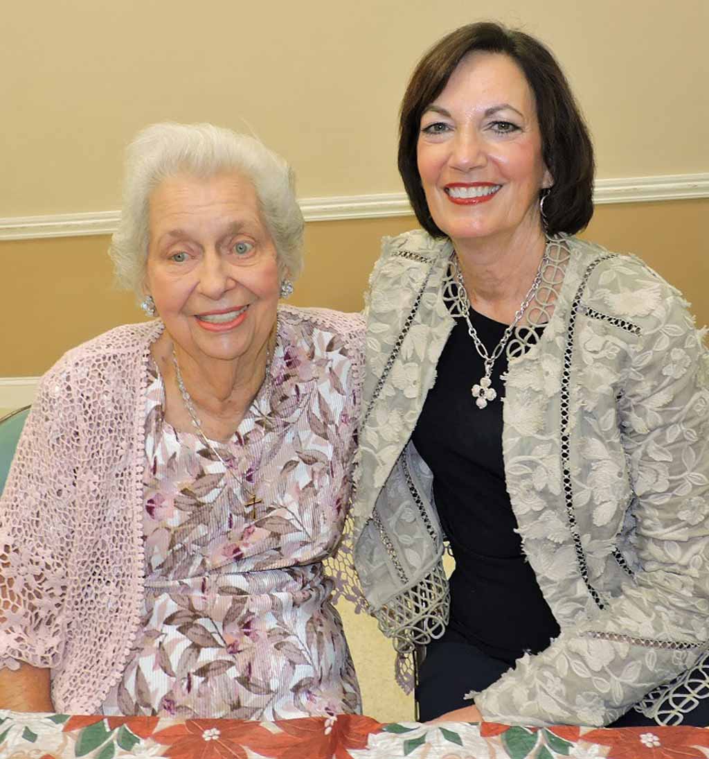 Honorary Chair Terry Fedele of the Reed Rainbow Run, and Helen Babione