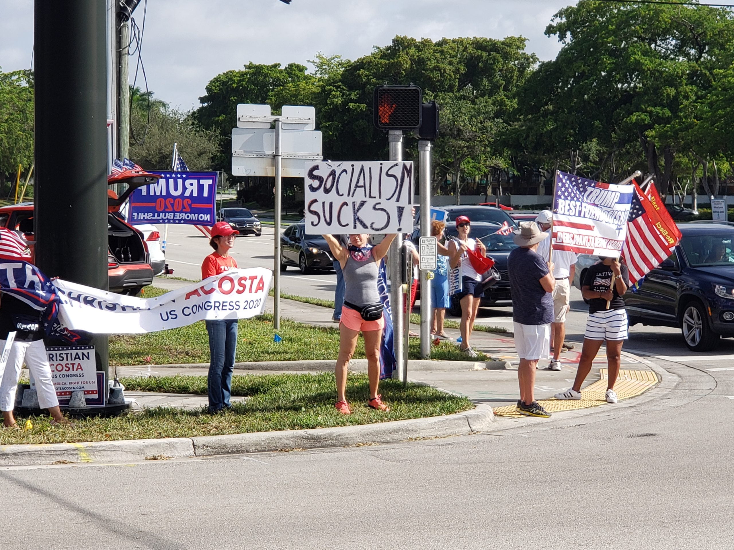 Boca Raton's Protest Corner